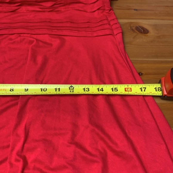 Max Studio NWT Red Summer Dress, Stretch Size L - Picture 7 of 9